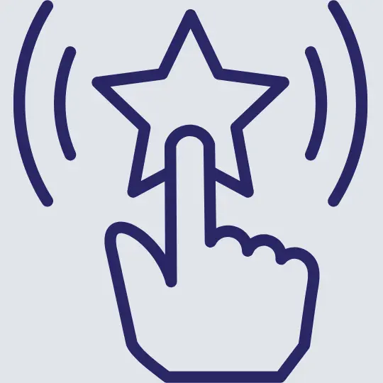 Line art icon meant to represent GFP Group Experiential Hospitality sector